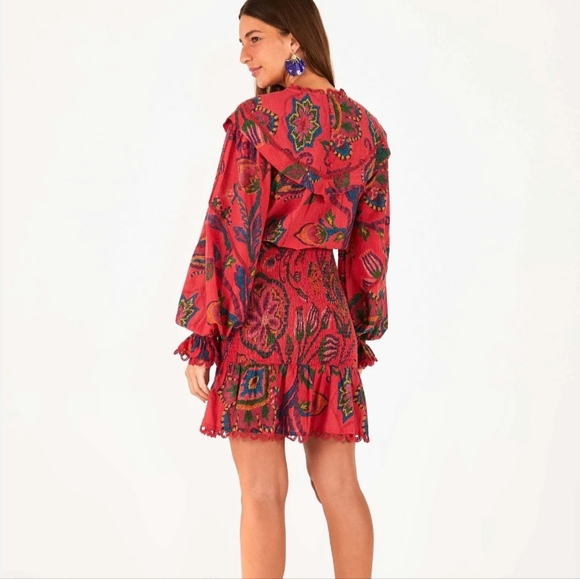 🆕️ Farm Rio Sunset Tapestry Dress - Picture 2 of 3